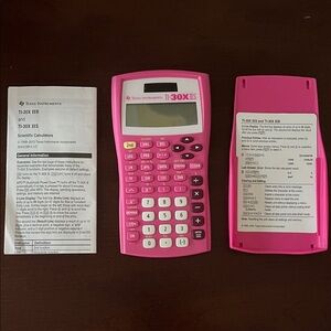 Texas Instruments Vibrant Pink TI-30X IIS Calculator